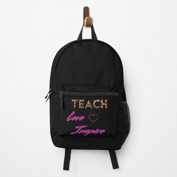Item preview, Teach, Love And Inspire on black background designed and sold by UncleStuScience.