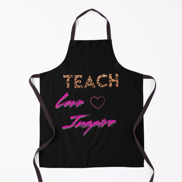 Item preview, Teach, Love And Inspire on black background designed and sold by UncleStuScience.
