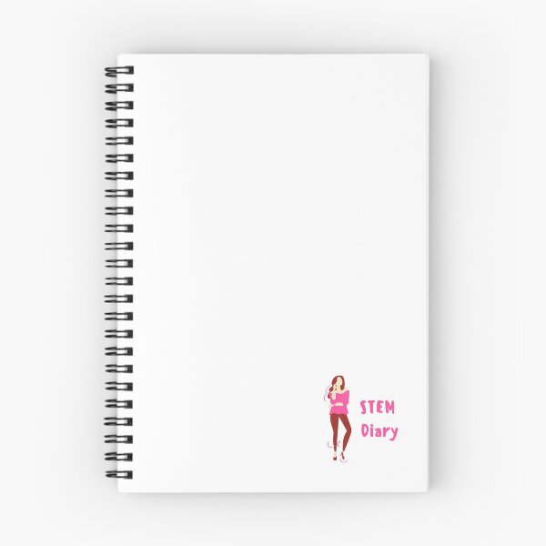 Item preview, STEM Diary with Girl (Corner) designed and sold by thestemdiaries.