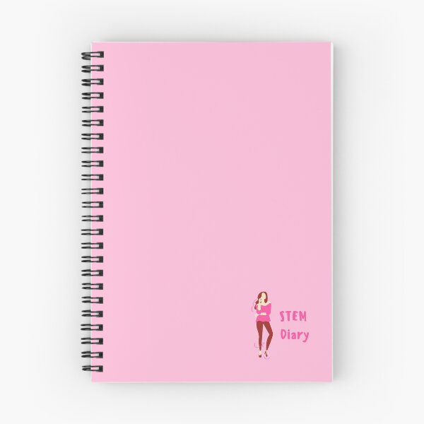 Item preview, STEM Diary with Girl Pink (Corner) designed and sold by thestemdiaries.