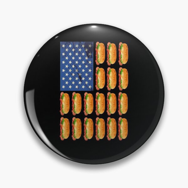 Item preview, American Hot Dog Flag Independence Day 4th Of July designed and sold by BaseStore.