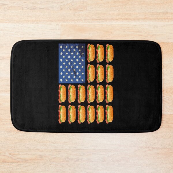 Item preview, American Hot Dog Flag Independence Day 4th Of July designed and sold by BaseStore.