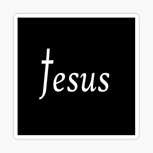 Name Of Jesus Stickers Redbubble