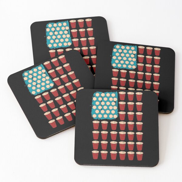 Item preview, Beer Pong Drinking Game American Flag 4th Of july Independence Day designed and sold by BaseStore.