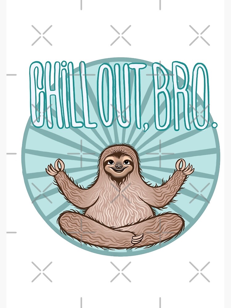 Chill Out Sloth by nykiway