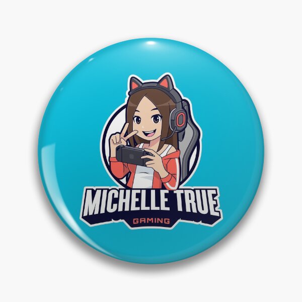 Item preview, Michelle True Gaming Kawaii Chibi Esport Gamer Girl Japanese Anime Video Game Logo designed and sold by michelletrue.