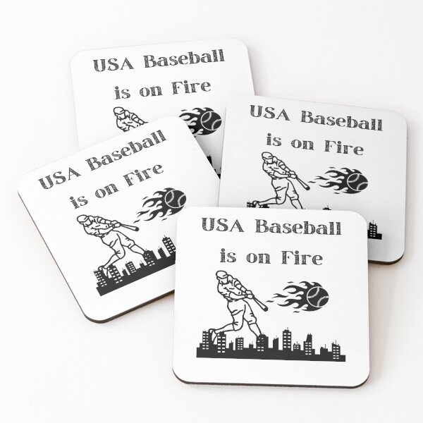 Item preview, USA Baseball is on Fire - BK designed and sold by TIPJ.