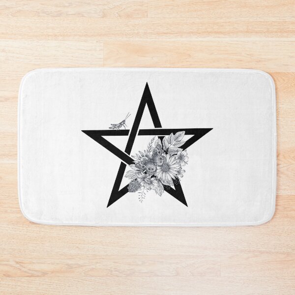 Item preview, Pentagram With Flowers designed and sold by LuciaS.
