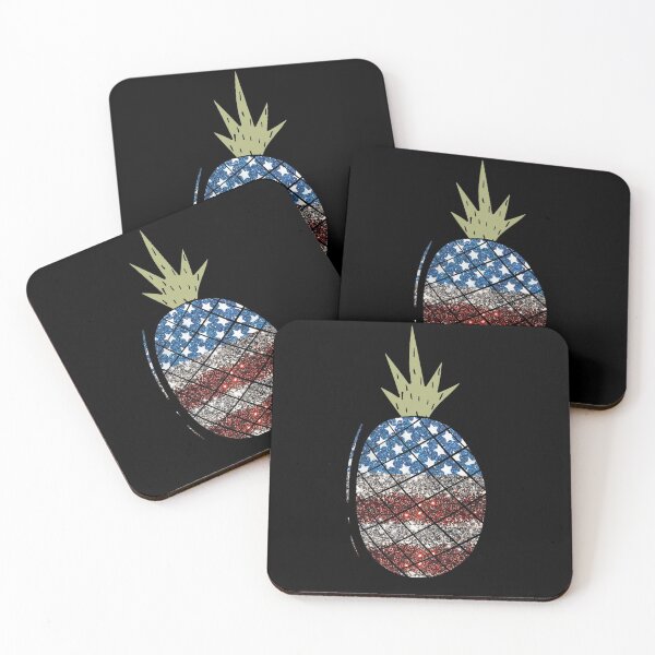 Item preview, Patriotic Pineapple 4th of July America Flag designed and sold by BaseStore.