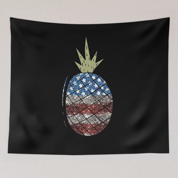 Item preview, Patriotic Pineapple 4th of July America Flag designed and sold by BaseStore.