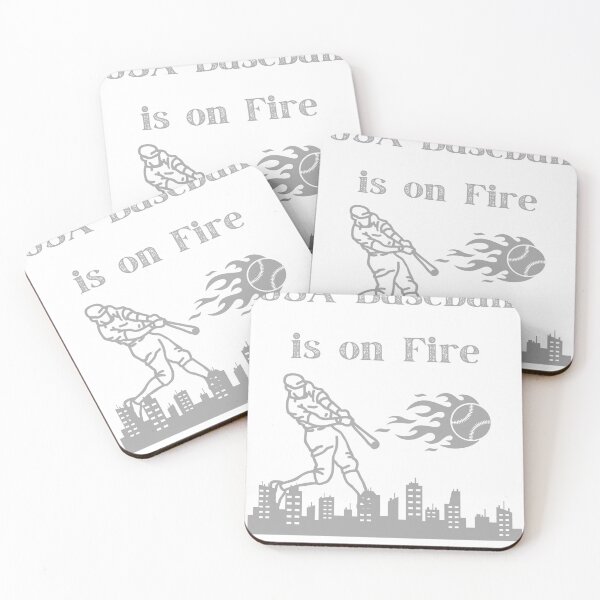 Item preview, USA Baseball is on Fire - GR designed and sold by TIPJ.