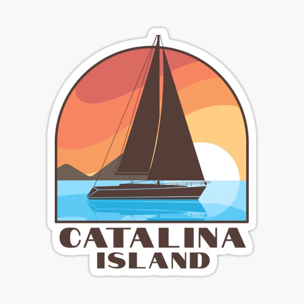 Artikel-Vorschau von Insel Catalina, designt und verkauft von TravelBadge.