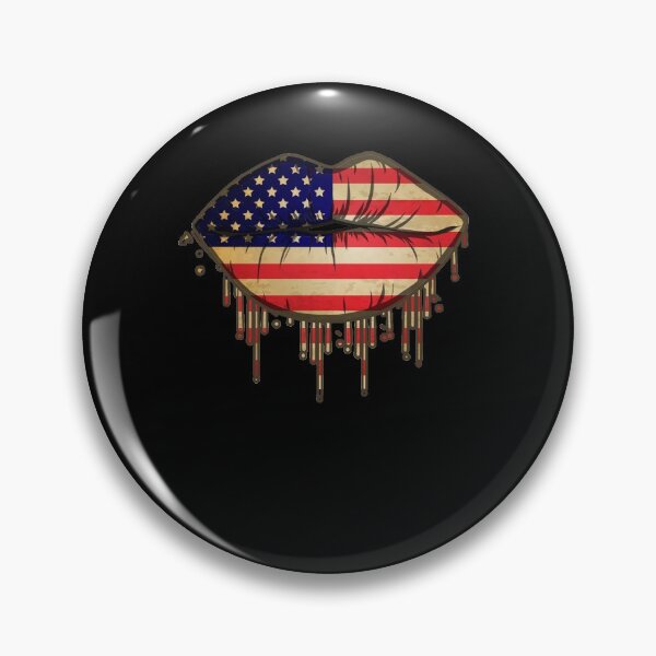 Item preview, US Flag Lips Independence Day 4th Of July designed and sold by BaseStore.