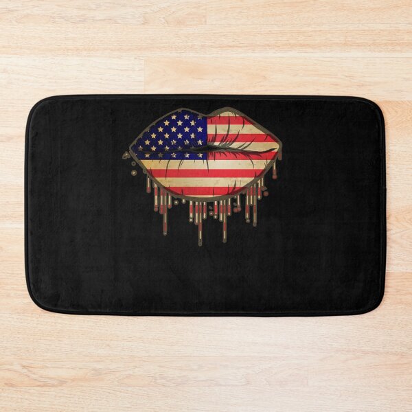 Item preview, US Flag Lips Independence Day 4th Of July designed and sold by BaseStore.