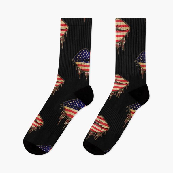 Item preview, US Flag Lips Independence Day 4th Of July designed and sold by BaseStore.