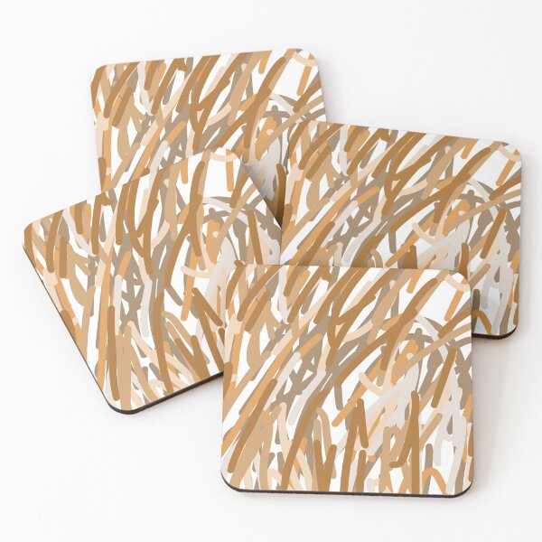 Item preview, Abstract Orange and Brown Lines designed and sold by SM27335.