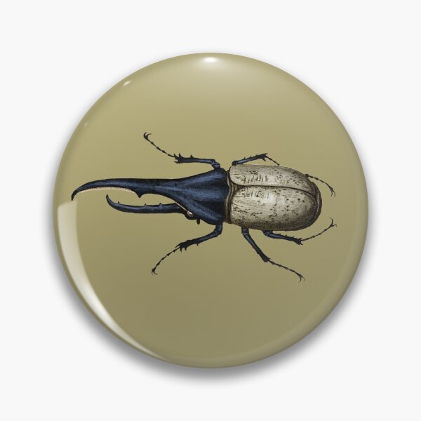 Item preview, Hercules Beetle, Antique Insect Illustration, Coleoptera, Dynastes hercules, Rhinoceros Beetle designed and sold by BeyondRecently.