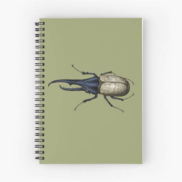 Item preview, Hercules Beetle, Antique Insect Illustration, Coleoptera, Dynastes hercules, Rhinoceros Beetle designed and sold by BeyondRecently.