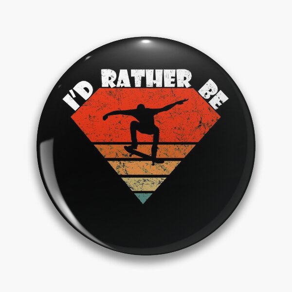 Item preview, I'd Rather Be Skateboarding Retro designed and sold by Matt Ballinger.