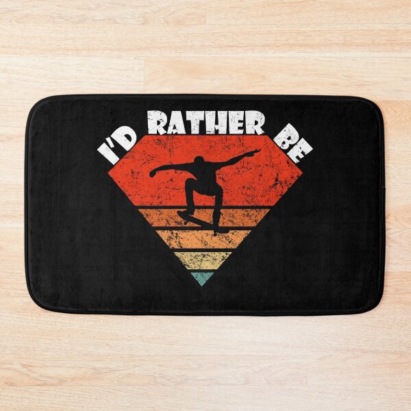 Item preview, I'd Rather Be Skateboarding Retro designed and sold by Matt Ballinger.