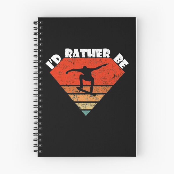 Item preview, I'd Rather Be Skateboarding Retro designed and sold by Matt Ballinger.