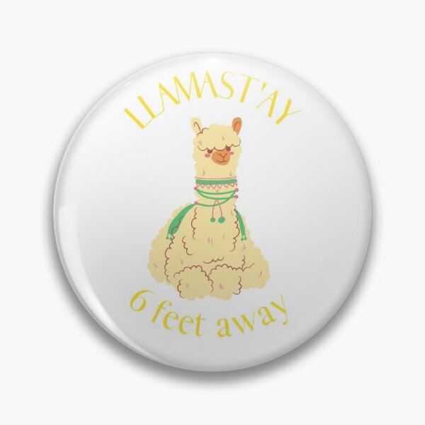 Item preview, Llamast'ay 6 feet way | llama drawing, social distancing  designed and sold by R-reflections.