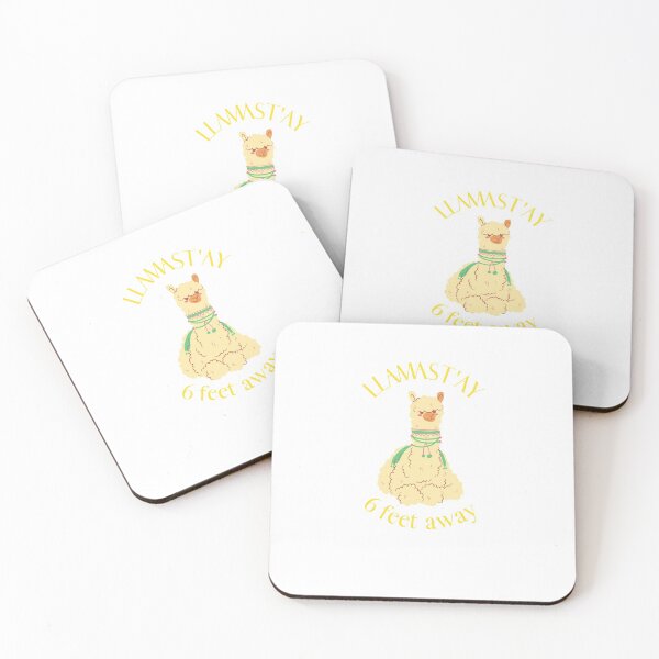 Item preview, Llamast'ay 6 feet way | llama drawing, social distancing  designed and sold by R-reflections.