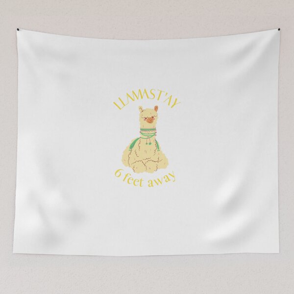 Item preview, Llamast'ay 6 feet way | llama drawing, social distancing  designed and sold by R-reflections.