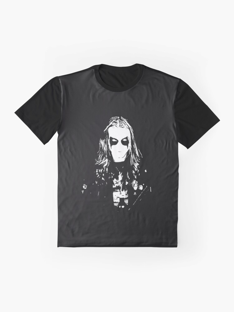 Thumbnail 4 of 5, Graphic T-Shirt, Mayhem Black Metal Dead Per Yngve Ohlin Essential T-Shirt designed and sold by Debbieshopss.