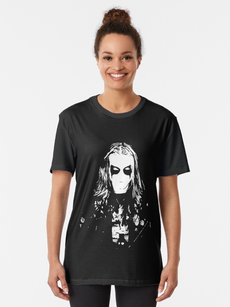Thumbnail 2 of 5, Graphic T-Shirt, Mayhem Black Metal Dead Per Yngve Ohlin Essential T-Shirt designed and sold by Debbieshopss.