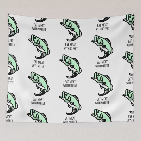Item preview, Eat Meat With No Feet designed and sold by MikesPoD.