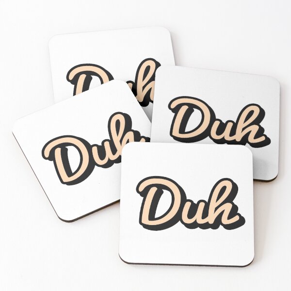 Item preview, DUH, TYPOGRAPHY designed and sold by Happy  Soul Store.