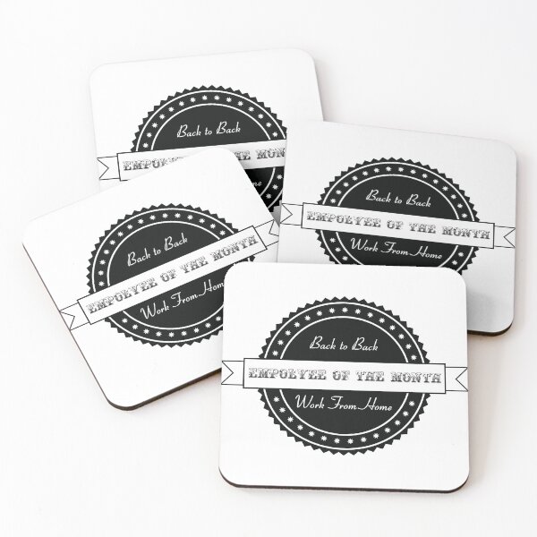 Item preview, Back To Back Work From Home Employee Of The Month designed and sold by keyword1.