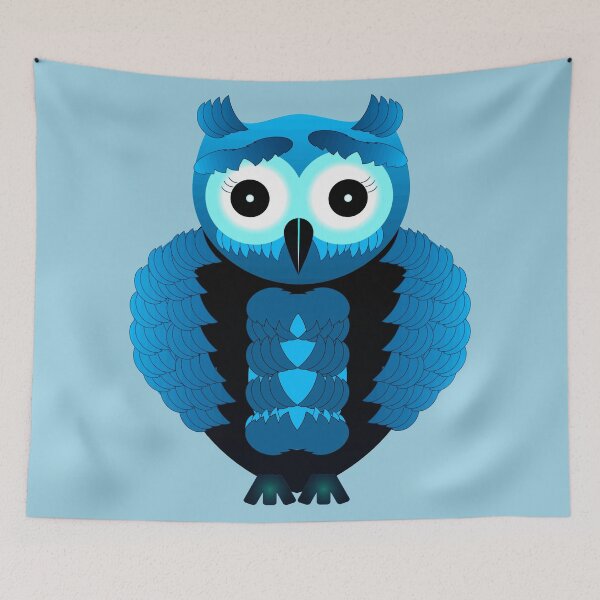 Item preview, Blue Ice Owl designed and sold by wagnerps.
