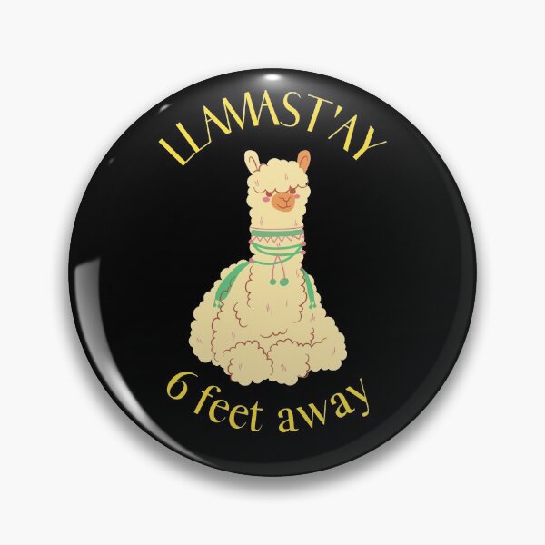 Item preview, Llamast'ay 6 feet way | llama drawing, social distancing  designed and sold by R-reflections.
