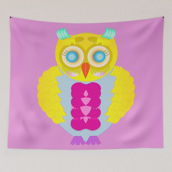 Item preview, Yellow Fashion Owl designed and sold by wagnerps.