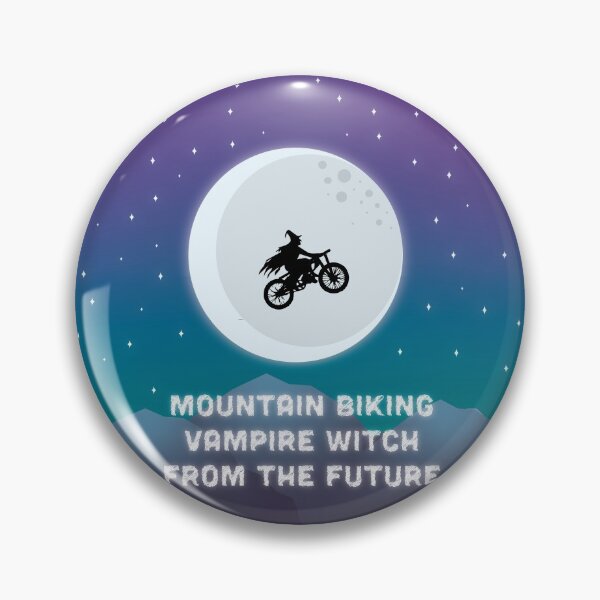 Item preview, Mountain Biking Vampire Witch from the Future designed and sold by miesseyoulater.