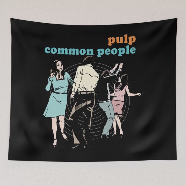Item preview, Pulp Common People  Retro 90s Fan Design T-Shirt designed and sold by DeonteFahey.