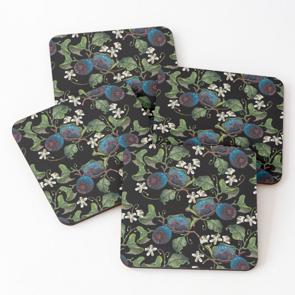 Item preview, Blossoming plum and white flowers designed and sold by matrioshka.