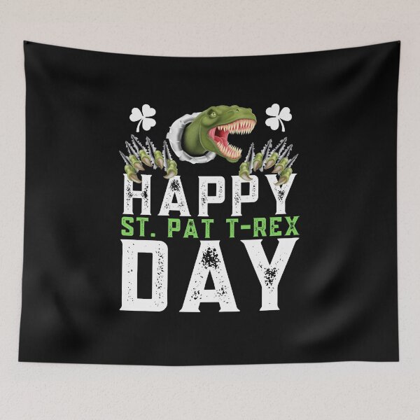 Item preview, Happy St Pat Trex Day Dino St Patricks Day designed and sold by ReichBourne.