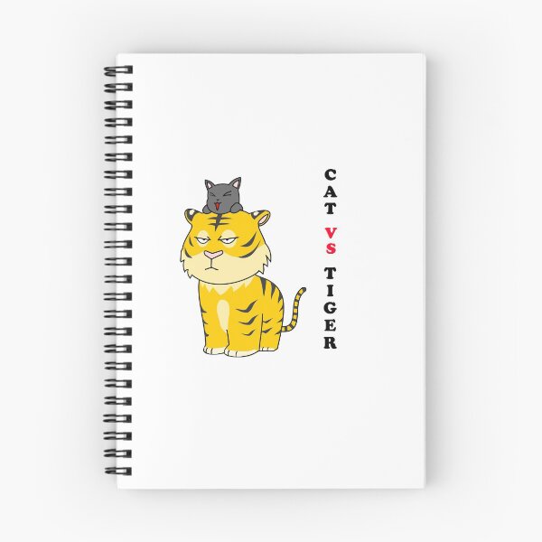 Item preview, cat vs tiger  cartoon cute design designed and sold by Panya-Design.