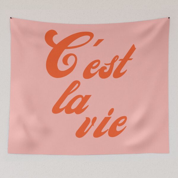 Item preview, c'est la vie print designed and sold by cmbonde31.
