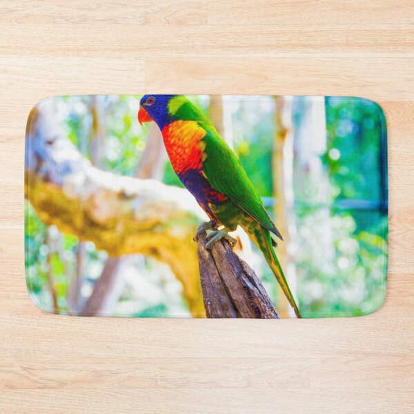 Item preview, Rainbow Lorikeet on a Tree Stump designed and sold by Steven Jodoin.