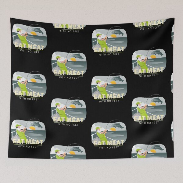 Item preview, Eat Meat With No Feet designed and sold by MikesPoD.