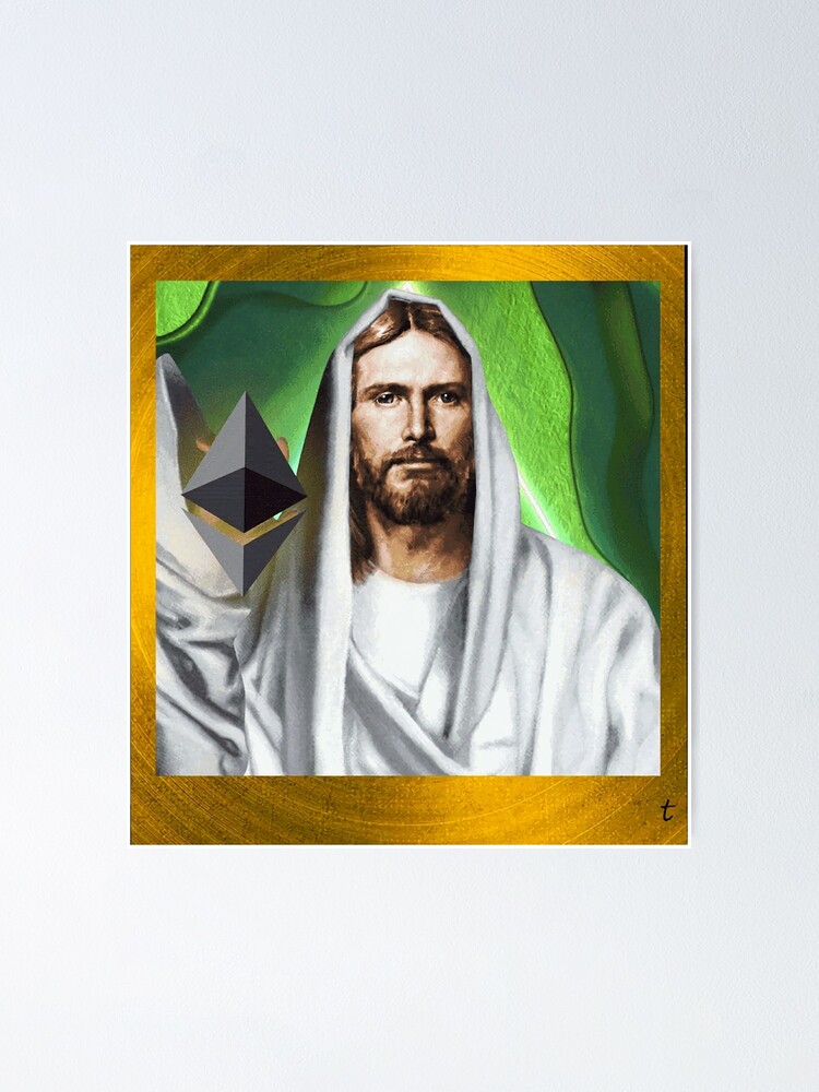 "Magic Jesus - Based on NFT" Poster by Hiimtrace | Redbubble