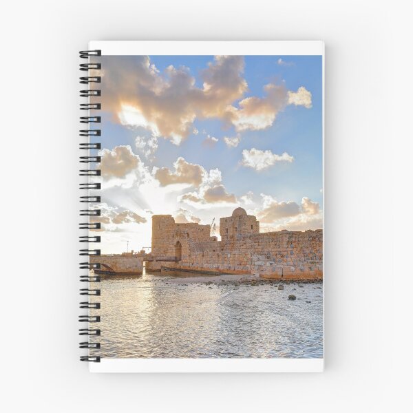 Item preview, Sidon Sea Castle at Sunset, Lebanon designed and sold by dkaranouh.
