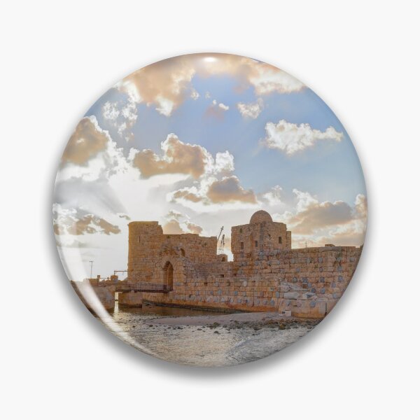 Item preview, Sidon Sea Castle at Sunset, Lebanon designed and sold by dkaranouh.