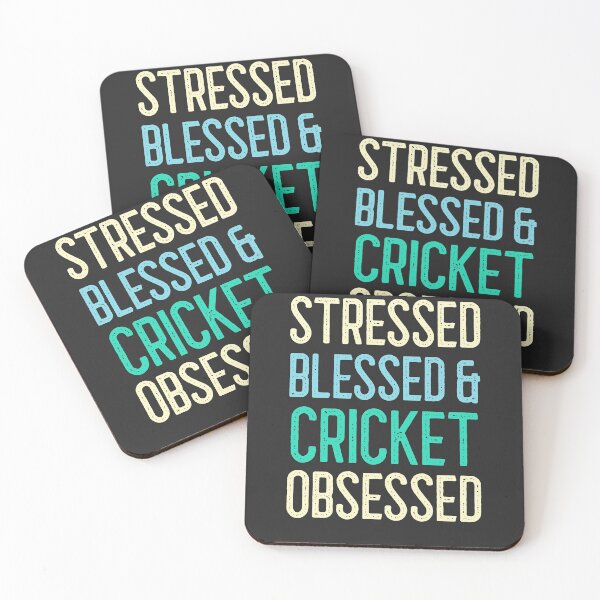 Item preview, Stressed Blessed & Cricket Obsessed designed and sold by EricJP.