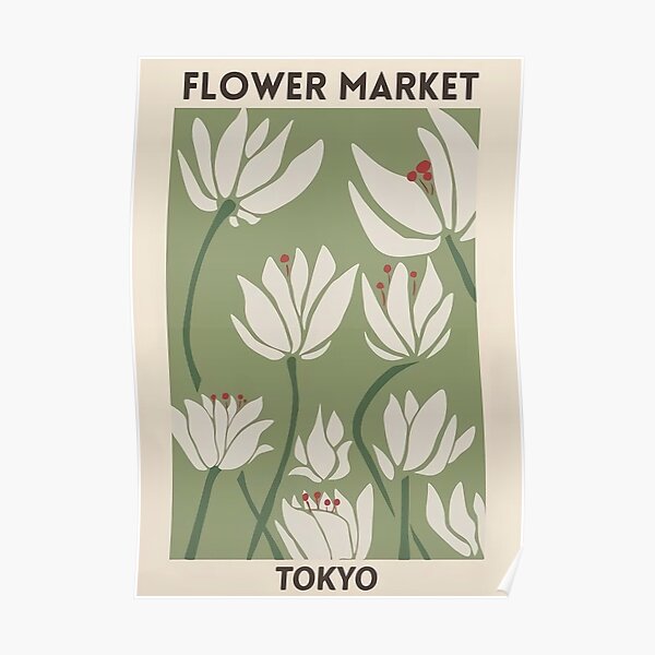 Flower market Poster