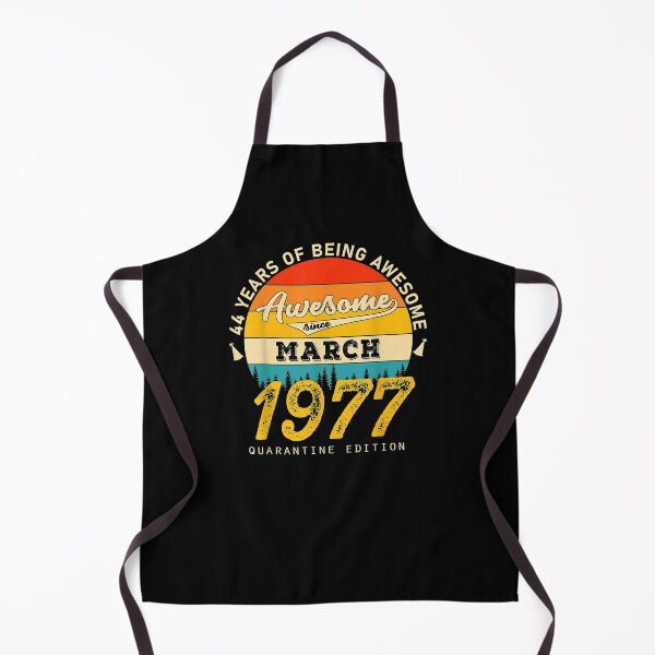 Item preview, Vintage 44 Years Of Being Awesome Since March 1977 designed and sold by ThiReals.